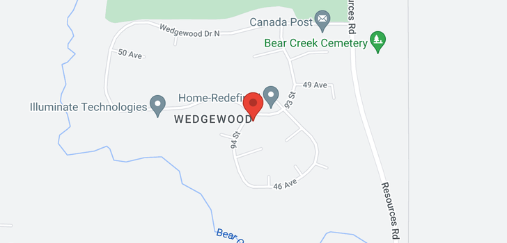 map of 9327  Wedgewood Drive